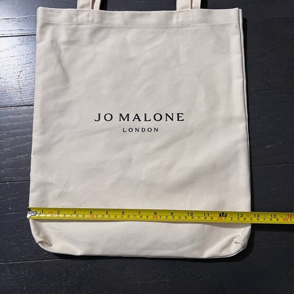 Jo Malone London Canvas Tote Bag Canvas 16”x13” Cream/black Limited shopping bag - Picture 3 of 8
